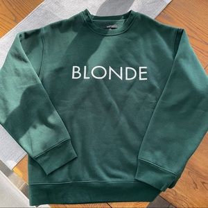 The BLONDE The Brunette Label crew sweatshirt